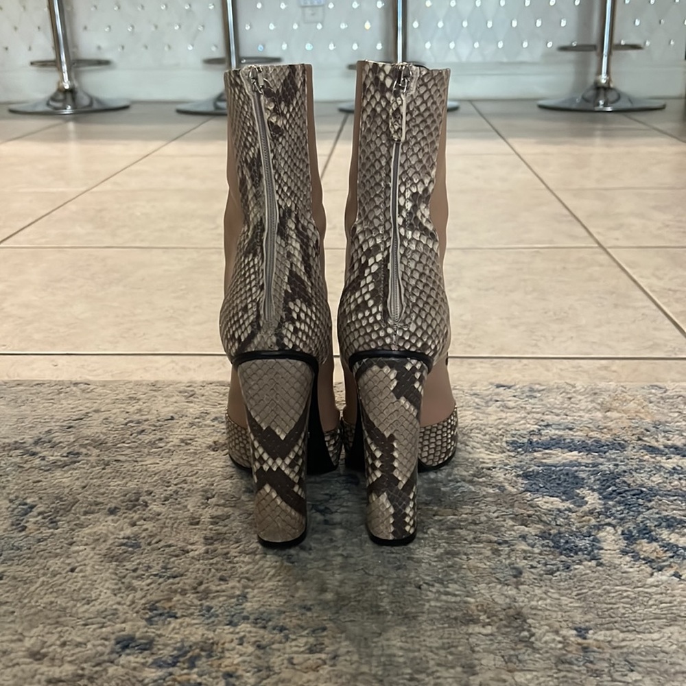 Gucci Boots Ankle Lillian Python With Horsebit De… - image 3